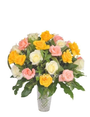 bouquet di rose miste